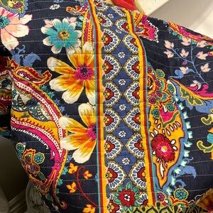 Levtex Home Bertelli Navy Paisley Reversible king shams